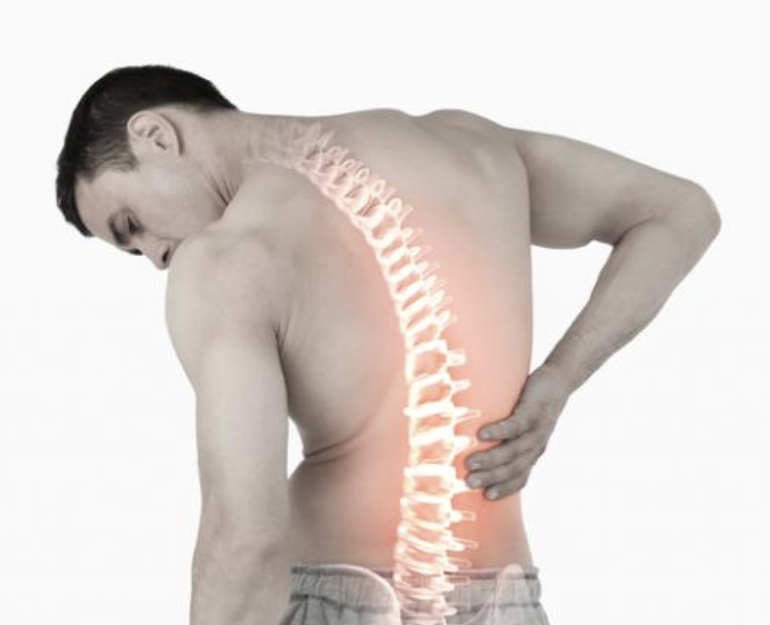 man with back pain, back pain, physical therapy